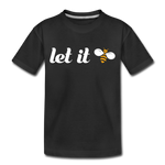 Let It Bee Kinder Premium T-Shirt - Schwarz