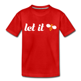 Let It Bee Kinder Premium T-Shirt - Rot