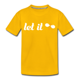 Let It Bee Kinder Premium T-Shirt - Sonnengelb