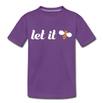 Let It Bee Kinder Premium T-Shirt - Lila