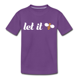 Let It Bee Kinder Premium T-Shirt - Lila