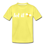 Let It Bee Kinder Premium T-Shirt - Gelb