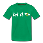 Let It Bee Kinder Premium T-Shirt - Kelly Green