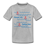 Ocean Air Kinder Premium T-Shirt - Grau meliert