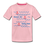 Ocean Air Kinder Premium T-Shirt - Hellrosa