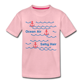 Ocean Air Kinder Premium T-Shirt - Hellrosa