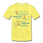 Ocean Air Kinder Premium T-Shirt - Gelb