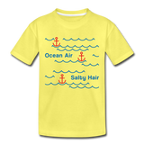 Ocean Air Kinder Premium T-Shirt - Gelb