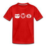 Tiere Kinder Premium T-Shirt - Rot