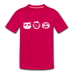 Tiere Kinder Premium T-Shirt - dunkles Pink