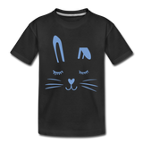 Hase Kinder Premium T-Shirt - Schwarz