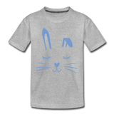 Hase Kinder Premium T-Shirt - Grau meliert