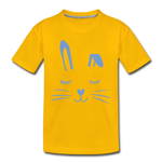 Hase Kinder Premium T-Shirt - Sonnengelb