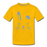 Hase Kinder Premium T-Shirt - Sonnengelb