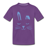 Hase Kinder Premium T-Shirt - Lila