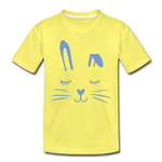 Hase Kinder Premium T-Shirt - Gelb