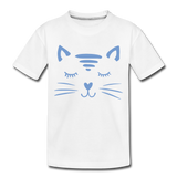 Katze Kinder Premium T-Shirt - Weiß