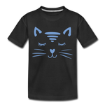 Katze Kinder Premium T-Shirt - Schwarz