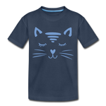 Katze Kinder Premium T-Shirt - Navy