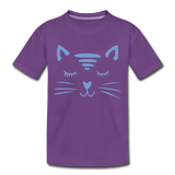 Katze Kinder Premium T-Shirt - Lila