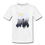 Katze Kinder Premium T-Shirt - Weiß