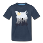 Katze Kinder Premium T-Shirt - Navy
