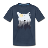 Katze Kinder Premium T-Shirt - Navy