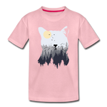 Katze Kinder Premium T-Shirt - Hellrosa