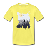 Katze Kinder Premium T-Shirt - Gelb