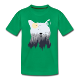 Katze Kinder Premium T-Shirt - Kelly Green