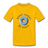 Donut Worry Kinder Premium T-Shirt - Sonnengelb