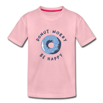Donut Worry Kinder Premium T-Shirt - Hellrosa