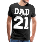 Dad Männer Premium T-Shirt - Schwarz