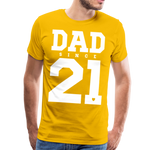 Dad Männer Premium T-Shirt - Sonnengelb