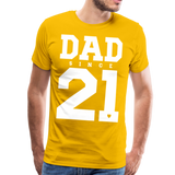 Dad Männer Premium T-Shirt - Sonnengelb