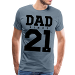 Dad Männer Premium T-Shirt - Blaugrau