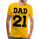 Dad Männer Premium T-Shirt - Sonnengelb