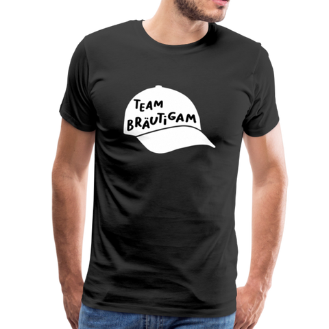 Team Bräutigam Männer Premium T-Shirt - Schwarz