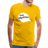 Team Bräutigam Männer Premium T-Shirt - Sonnengelb