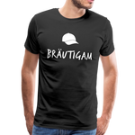 Bräutigam Männer Premium T-Shirt - Schwarz