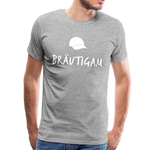 Bräutigam Männer Premium T-Shirt - Grau meliert