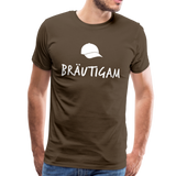 Bräutigam Männer Premium T-Shirt - Edelbraun