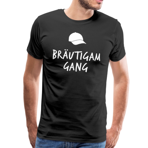 Bräutigam Gang Männer Premium T-Shirt - Schwarz