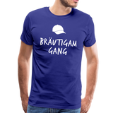 Bräutigam Gang Männer Premium T-Shirt - Königsblau