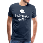 Bräutigam Gang Männer Premium T-Shirt - Navy