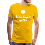 Bräutigam Gang Männer Premium T-Shirt - Sonnengelb