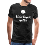 Bräutigam Gang Männer Premium T-Shirt - Anthrazit