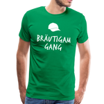 Bräutigam Gang Männer Premium T-Shirt - Kelly Green