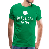 Bräutigam Gang Männer Premium T-Shirt - Kelly Green