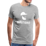 Bräutigam Männer Premium T-Shirt - Grau meliert